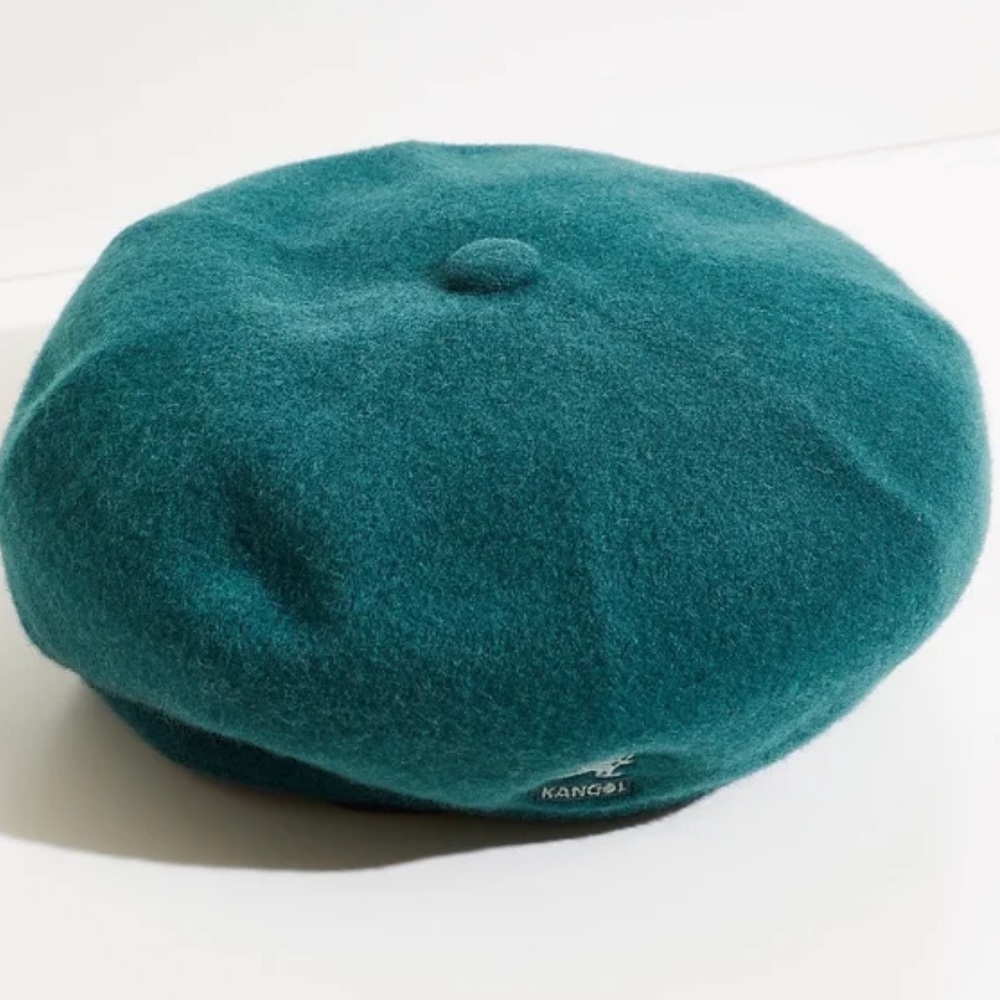 Kangol x Free People Wool Jax Beret Med Lichen Green Hat - Picture 2 of 6
